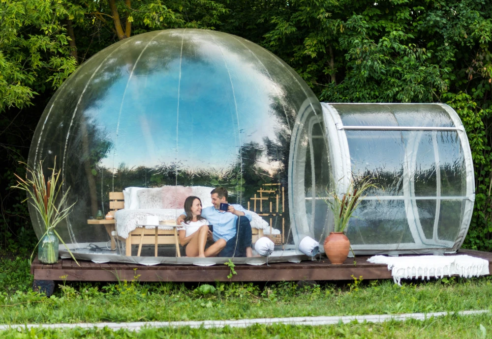 clear tent bubble